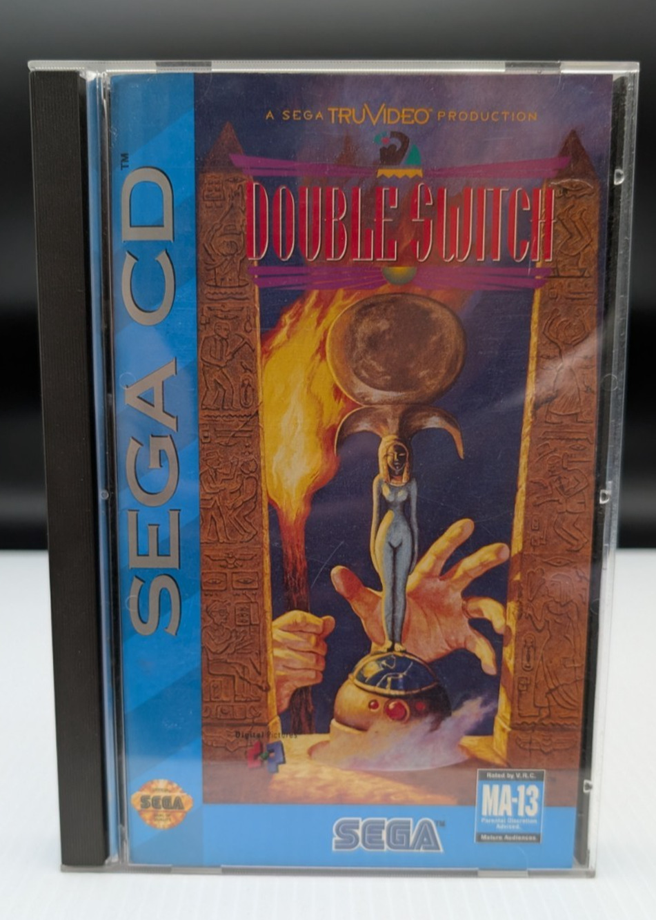 Double Switch CIB with Case Manual Registration Card - Sega CD